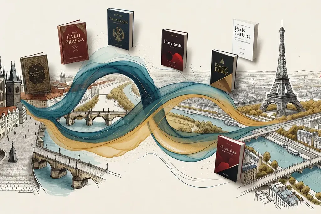 L'œuvre de Kundera entre Prague et Paris