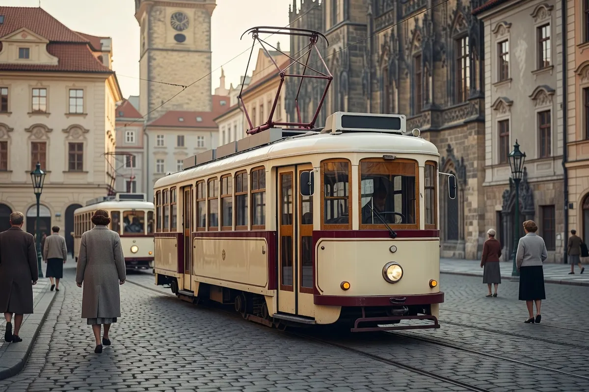 Pražské ulice v roce 1968, symbol Pražského jara