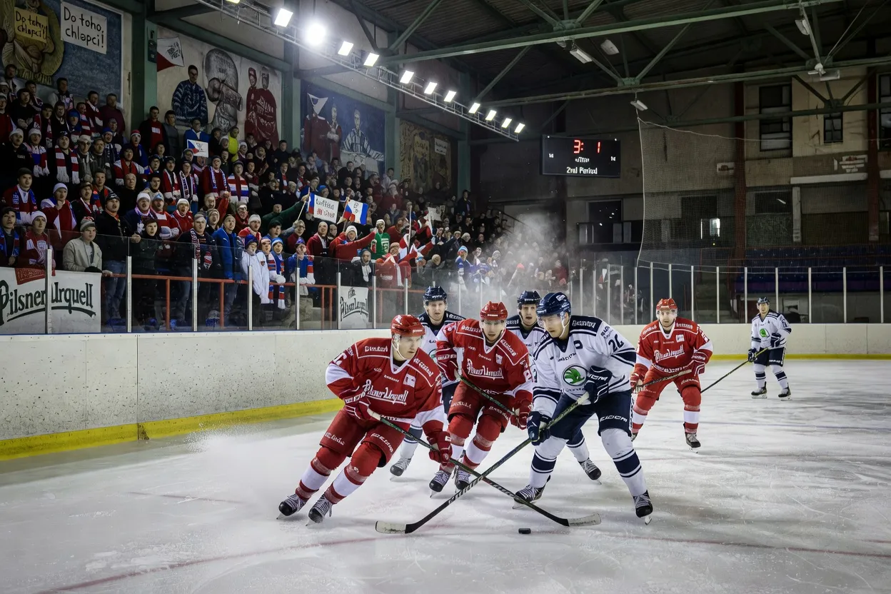 Le hockey sur glace, sport national en République tchèque et en Slovaq