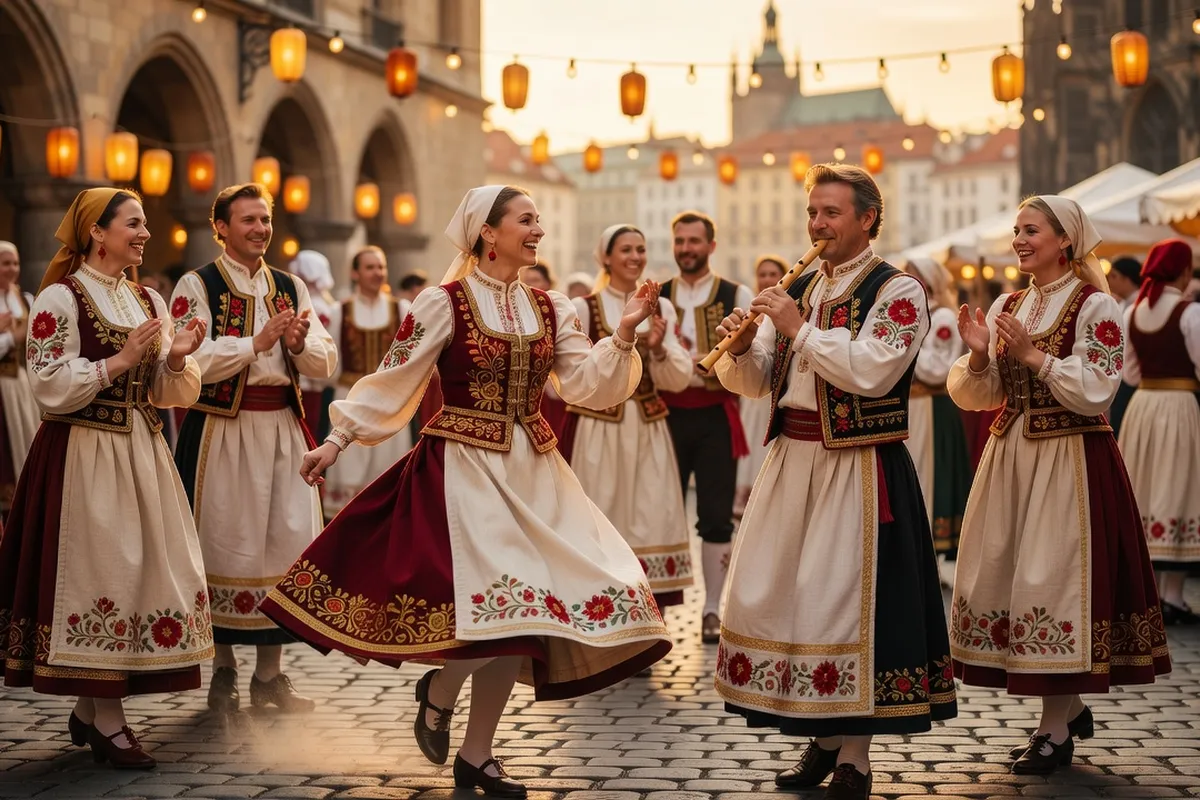 Kroje: barvy, výšivky a symbolika tradičního oblečení v Čechách a na Slovensku