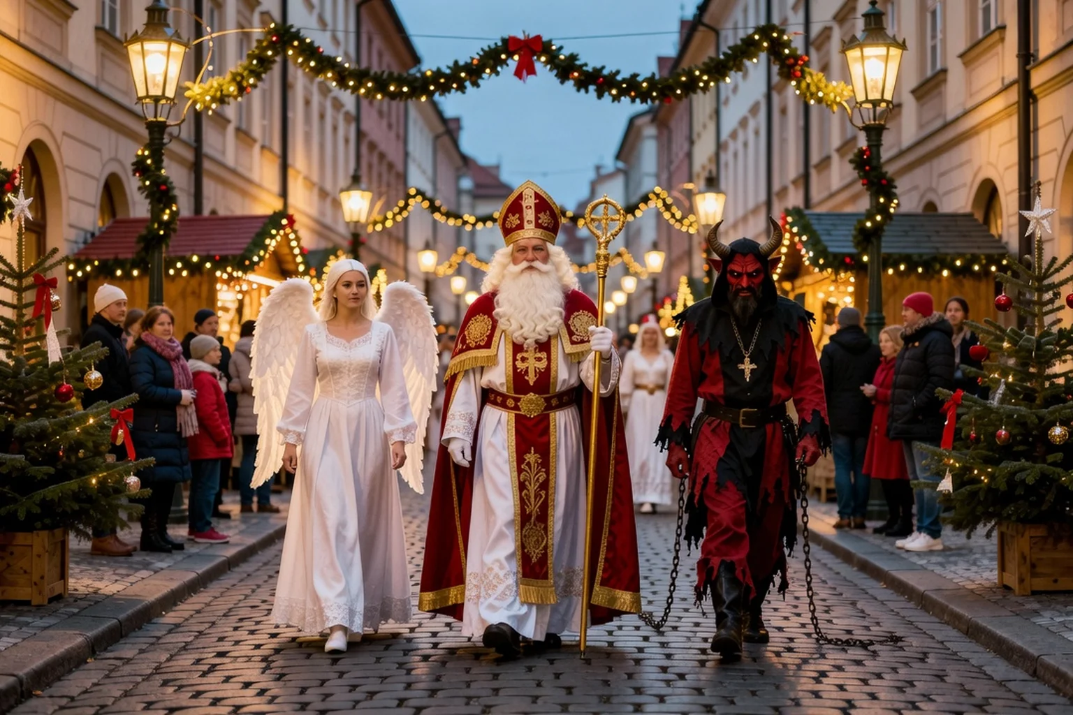 Mikuláš : Saint-Nicolas tchèque du 5 décembre, rites et folklore